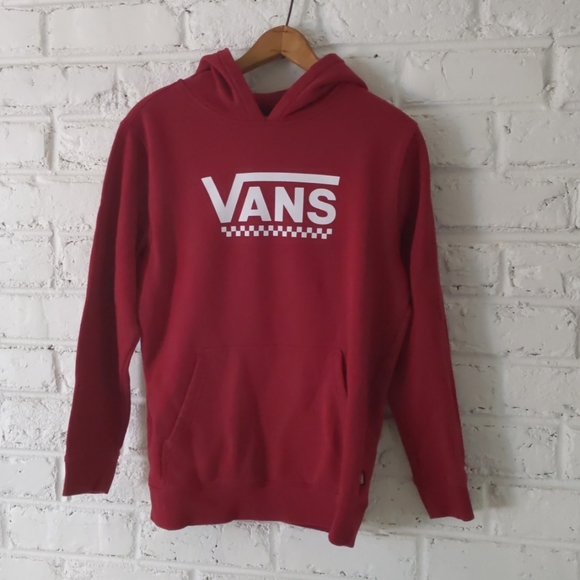 Vans Other - Vans Maroon Logo Hoodie